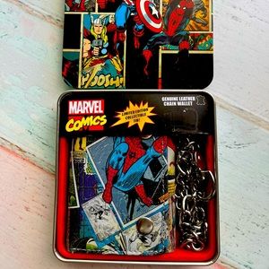 Marvel Spider-Man chain wallet NWT